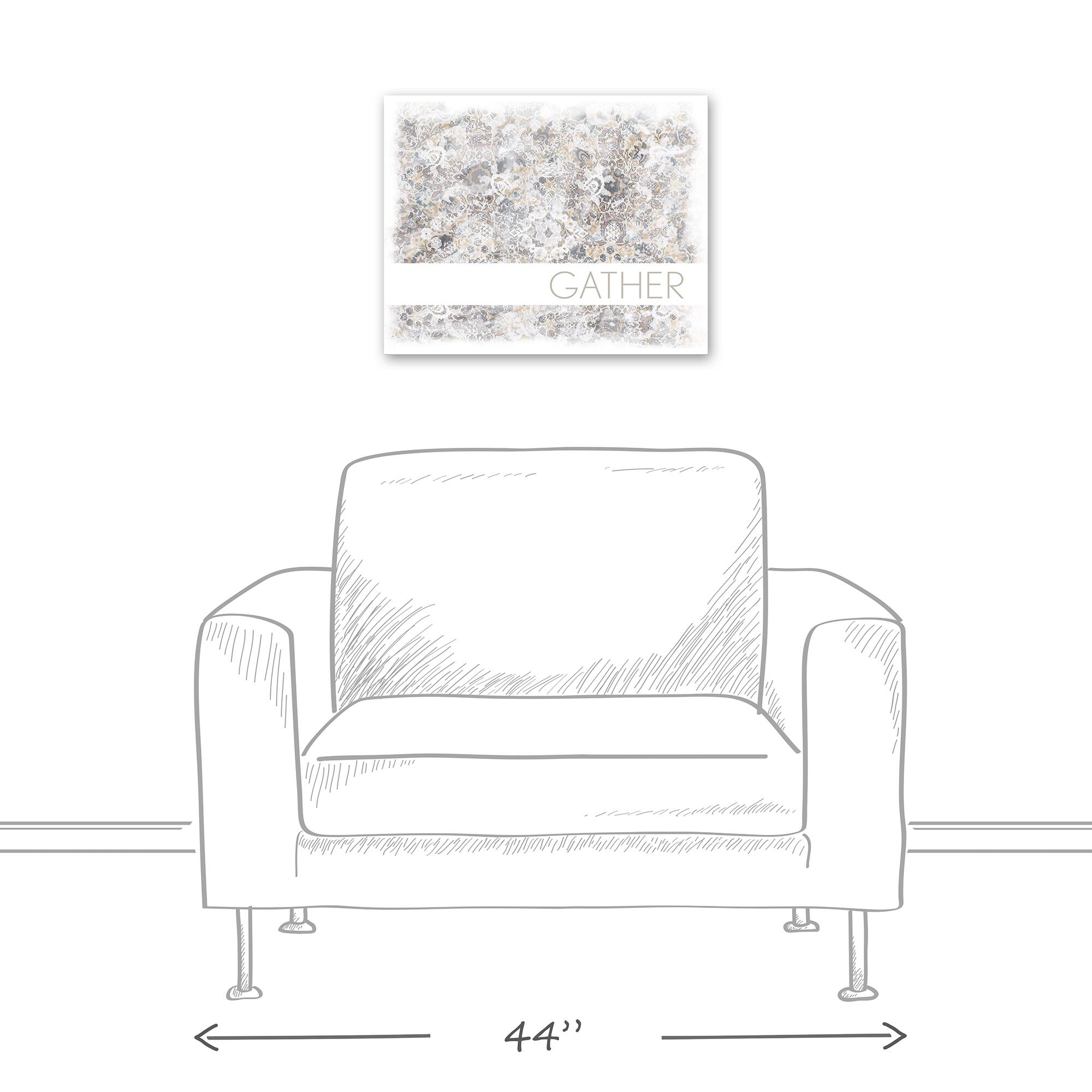 Faded Gather Canvas Wall Art